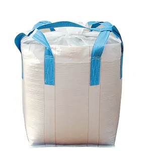 Bolsa de plástico FIBC de alta calidad, bolsa Jumbo de cemento PP, contenedor de bolsas duraderas, embalaje para carga a granel de cemento