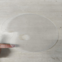 Présentoirs jetables de nourriture de table de buffet de plateau de gâteau de forme de palettes de peinture pour la cuisson de gâteau et la partie