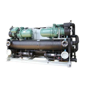 Marine screw water chiller dual refrigeration system 280kw 80 TONS