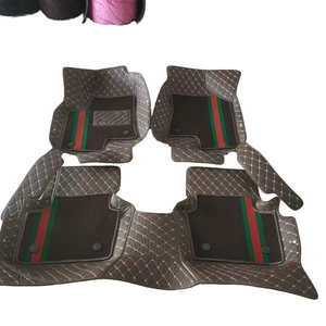 Alfombrillas de Coche Personalizables de Lujo, Antideslizantes, de Cuero con Rejilla 3D, de 5 mm de Grosor, Estilo Deportivo, para Changan CS75, CS55, Haval H6, Civic F5, H7 - Product Image 1