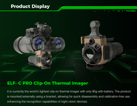 ELF-C PRO Professionnel Multifonctionnel Étanche IP67 640*512 HD Longue Portée Champ de Vision Large 35° Ultra-Léger Infrarouge Thermique Faible Luminosité