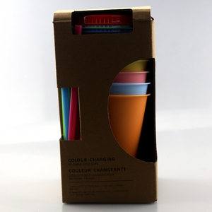 Juego de 5 Vasos de Plástico PP de 24 oz Personalizados, Libres de BPA, con Logotipo Personalizado, Vasos de Café para Llevar con Cambio de Color - Product Image 4