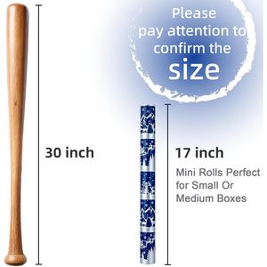 Christmas <b>Wrapping</b> <b>Paper</b> Roll 17 Inch X 33 Feet Blue Silver Sleigh Forest Scene Anti Curl Gift Craft Packaging - Product Image 3