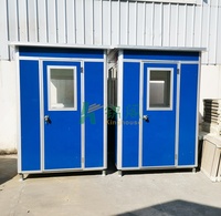 Kiosque extérieur préfabriqué à faible coût Maison de garde Boîte de sentinelle préfabriquée en acier de couleur