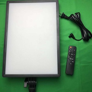 Panneau de photographie 24 pouces LED lumière vidéo avec éclairage télécommandé pour Studio Photo diffusion en direct/jeu/<span class=keywords><strong>YouTube</strong></span>/Zoom réunion - Product Image 1