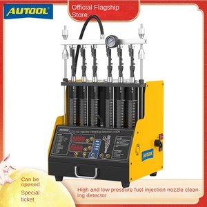 เครื่องวิเคราะห์เครื่องยนต์ <span class=keywords><strong>AUTOOL</strong></span> <span class=keywords><strong>CT400</strong></span> 50W OBD2 พร้อมหน้าจอดิจิตอล เครื่องทำความสะอาดหัวฉีดน้ำมันเชื้อเพลิง ระบบอัลตราโซนิก กำจัดคราบเขม่า 220V - Product Image 2