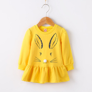 Muestra Gratuita, Último Diseño, Bonitos Vestidos de Manga Larga para Niñas Pequeñas, para Importar Ropa de Bebé de un Proveedor Chino - Product Image 4