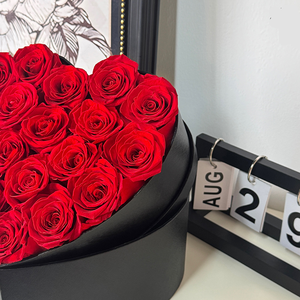 D413 Rosa Natural Preservada al por Mayor para Regalos del Día de la Madre, Flor Eterna, Rosa Infinita Natural, Regalo de 18 Rosas - Product Image 3