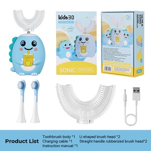 Cepillo de Dientes Eléctrico Inteligente Sonic 360 para Niños, con Cerdas Suaves, en Forma de U, para la Limpieza Dental - Product Image 1