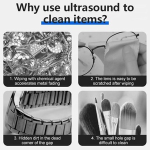 Máquina de Limpieza Ultrasónica de Dos Velocidades y Regulación de Temperatura de 15W, para Gafas, Joyas, Brochas de Maquillaje - Product Image 6