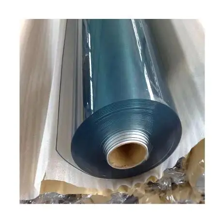 Diskon besar Film PVC Super bening 0.5 mm-5 mm gulungan Film bening PVC lunak transparan untuk Pengemasan