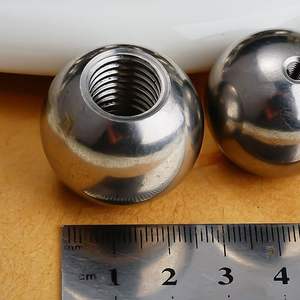 Шар из полированной нержавеющей стали AISI 304 316L с отверстием и резьбовой петлей для шитья, вес 4мм/6мм/<span class=keywords><strong>8</strong></span>мм/10мм/40мм/25мм/30мм/60мм - Product Image 4