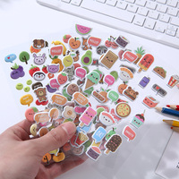 Pegatinas Redondas Autoadhesivas de Burbujas de Dibujos Animados, Personalizadas en 3D, Recompensas para Niños, Decoración DIY, Regalos Personales para Fiestas