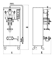 Machine de remplissage de sacs verticale entièrement automatique, petite, efficace et pratique, machine de remplissage et d'emballage de collations alimentaires à grande vitesse