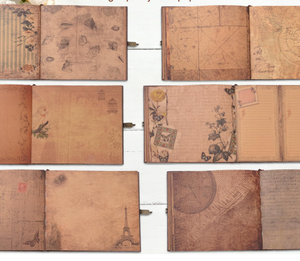 Notre livre d'aventures, journal de voyage, livre photo, <span class=keywords><strong>album</strong></span> photo - Souvenirs rétro vintage, livre d'or DIY - Product Image 5