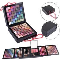 Palette de fards à paupières minéraux de haute qualité, 177 couleurs, ensemble de maquillage avec gloss à lèvres et blush, kit tout-en-un longue durée pour femmes