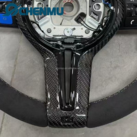 Volant de voiture en faux daim bleu M pour BMW F30 F10 F11F12 F18 F31F32 F45 F16 F06 F01F15 F20 F22 F25 avec palettes de changement de vitesse magnétiques