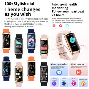 Montre intelligente personnalisée pour femmes hommes avec moniteur <span class=keywords><strong>de</strong></span> fréquence cardiaque oxygène sanguin suivi <span class=keywords><strong>du</strong></span> sommeil contrôle <span class=keywords><strong>de</strong></span> <span class=keywords><strong>la</strong></span> musique rappel <span class=keywords><strong>menstruel</strong></span> météo - Product Image 4