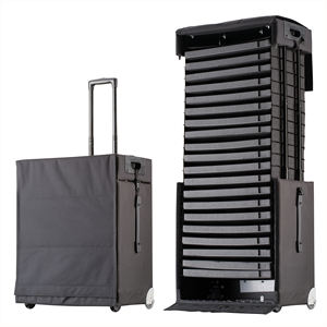 Vente en gros Tirer vers le haut Samplecase Avantgarde 86L Lunettes de soleil Vitrine avec technologie de traction brevetée Chariot en acier - Product Image 1