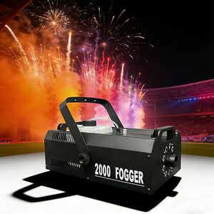 Hotseller MINGLANG 2000W LED Rookmachine Multicolor Rookgenerator IJzeren Materiaal Afstandsbediening AC110-220V 1 Jaar Garantie - Product Image 4