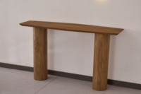 Meja Makan Furnitur Ruang Makan Modern Bergaya Terbaru, Tahan Lama, dengan Bagian Atas dan Kaki dari MDF Persegi