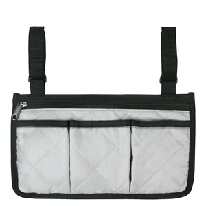 Wheelchair Hanging <b>Storage</b> <b>Bag</b> <b>Large</b> Capacity Rectangle Gray For Trip Use - Product Image 2