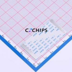 FFC-1.0-24P-50mm FFC Cable (Flexible Flat Cable) P=1mm Connector 24P 1mm 0.3mm Non-Inverting - Product Image 1