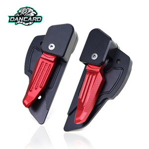 DANCARO moto poggiapiedi pedale pedale in lega di alluminio CNC posteriore passeggero pedana per <span class=keywords><strong>VESPA</strong></span> PRIMAVERA/SPRINT 2013-2021 - Product Image 1