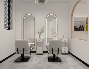 Turri Salon Kapperszaak 3d Rendering Interieurontwerp Moderne Luxe Stijl Beauty Barbershop Meubelapparatuur Online Service - Product Image 4