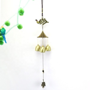 Nouveau carillon éolien en alliage <span class=keywords><strong>de</strong></span> cuivre pastoral décoration suspendue bouddhiste pour la maison porte <span class=keywords><strong>jardin</strong></span> cloche en métal ornement suspendu décoratif - Product Image 3