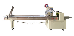 Tốc độ cao máy đóng gói ngang cho Popsicle Ice Lolly Ice Cream thanh thực phẩm Biscuit Feeder dòng chảy Dây chuyền đóng gói - Product Image 5