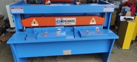 Cisaille à guillotine électrique entièrement automatique en acier inoxydable pour tôles, moteur 7,5 kW, capacité de coupe 6 mm, largeur 1600 mm