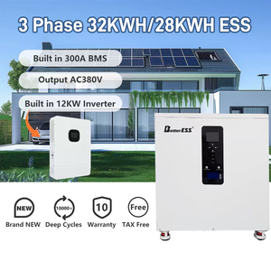 4nrgy <span class=keywords><strong>Pl</strong></span>- 51.2v 32kwh 28kwh con Inversor Integrado de 12kw Trifásico 220v 230v/380v Todo en Uno + Equilibrador Activo de +5A + MÓDULO WIFI + DDP - Product Image 2