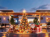 Lanternes de Noël Extérieures Étanche Grandes Luminaires Suspendus pour Visites Nocturnes, Foires, Places et Célébrations