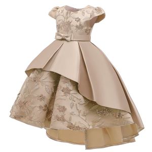 FSMKTZ 2021 Robe de demoiselle d'honneur Princesse Vêtements pour filles Tenues de fête d'anniversaire de mariage pour enfants Robes à traîne pour enfants de 3 à 10 ans - Product Image 4