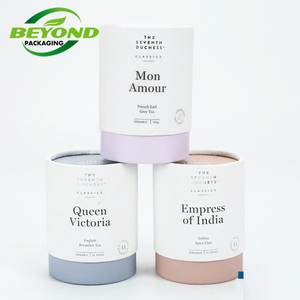 Tube Box Kraft Cusomized Printing Logo Luxury Circle Cardboard Tube Box Package Recyclable Kraft Paper Tube For Candle Jar Packaging