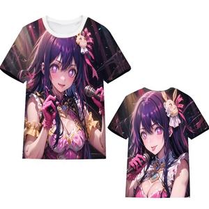 Nouveau Anime Manga <span class=keywords><strong>Oshi</strong></span> <span class=keywords><strong>No</strong></span> Ko T-Shirts impression 3D Streetwear hommes femmes mode surdimensionné à manches courtes t-shirt enfants t-shirts hauts vêtements - Product Image 2