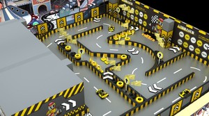 Jungle-Công viên chủ đề thiết bị sân chơi trong nhà cho trung tâm mua sắm & công viên giải trí bao gồm cả khóa học trượt & dây thừng & leo núi - Product Image 5