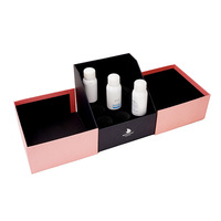 Caja de Regalo de Cartón Recubierto con Doble Puerta Abatible, Cierre Magnético, Laminación Mate Cuadrada, Reciclable y Moderna, con Logotipo Personalizado de Fábrica