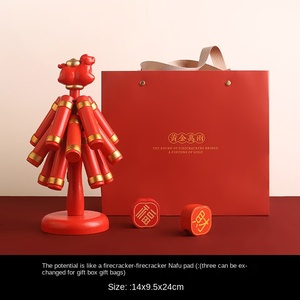 Mantel Individual Creativo con Forma de Petardo Chino <span class=keywords><strong>del</strong></span> Año <span class=keywords><strong>del</strong></span> Caballo, Aislante <span class=keywords><strong>del</strong></span> Calor, Decoración de <span class=keywords><strong>Cocina</strong></span>, Regalo Festivo de Año Nuevo - Product Image 6