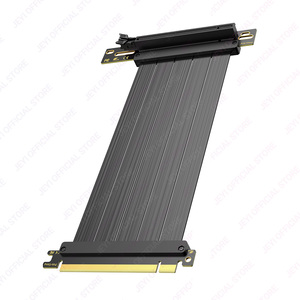 Câble d'extension JEYI PCI-E 4.0 X16 pour carte graphique (PVC) compatible RTX4090 <span class=keywords><strong>RTX4080ti</strong></span> RX6700XT RX6800XT (10-60CM) pour ordinateur de bureau - Product Image 1