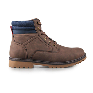 Crazy horse-botas de trabajo de construcción de cuero, zapatos de seguridad industriales, nuevo estilo - Product Image 1