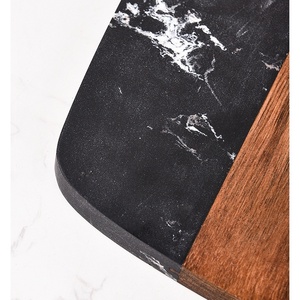 Tagliere di <span class=keywords><strong>marmo</strong></span> di legno di Acacia all'ingrosso della fabbrica che serve tagliere di formaggio <span class=keywords><strong>in</strong></span> <span class=keywords><strong>marmo</strong></span> bianco e nero - Product Image 4