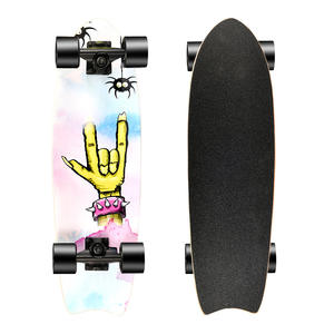 สเก็ตบอร์ดครุยเซอร์คุณภาพสูง <span class=keywords><strong>ราคา</strong></span>ประหยัด พิมพ์ลายตามสั่ง ล้อ PU 7 ชั้น เมเปิ้ล พร้อมลูกปืน ABEC-7 - Product Image 2