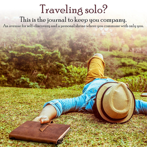 Carnet de voyage en cuir véritable personnalisé carnet de notes réutilisable journal intime en cuir véritable vintage - Product Image 4