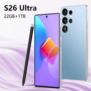 โทรศัพท์มือถือ S26 Ultra 5G รุ่นปลดล็อคแท้ หน้าจอ 6.9 นิ้ว HD ความจุ 16GB+1TB ระบบปฏิบัติการ Android 15 แบตเตอรี่ 8000mAh พร้อมกล้อง - Product Image 1