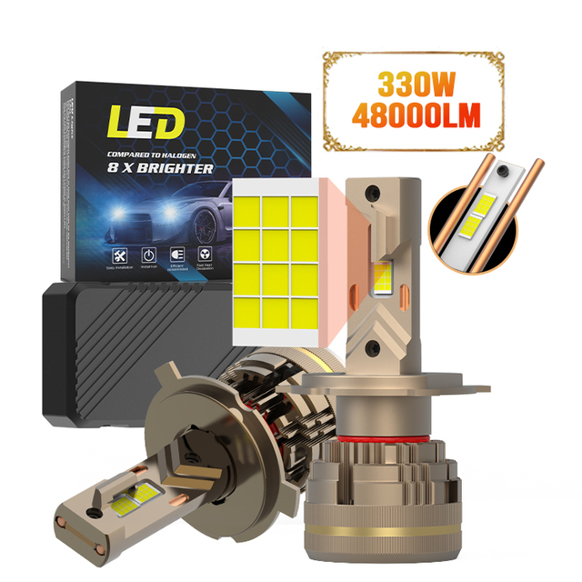 Direct Manufacturer H4 9003 330W 48000LM LED Headlight Conversion Kits Canbus Error Free Dual Beam Retrofit Bulbs Wholesale