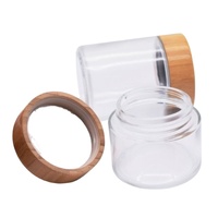 Bocal en verre noir CustomUV avec couvercle résistant aux enfants 1oz-18oz avec fenêtre transparente personnalisée de haute qualité