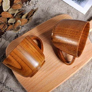 Tasse créative en bois de jujube avec poignée pour usage quotidien – Idéale pour le thé, le café, l'eau et le lait - Product Image 4