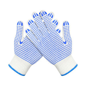 Guantes de Seguridad de PVC con Puntos CVC para Manipulación General, Lavables, Transpirables y con Buen Agarre para Tareas de Embalaje en Almacenes - Product Image 5